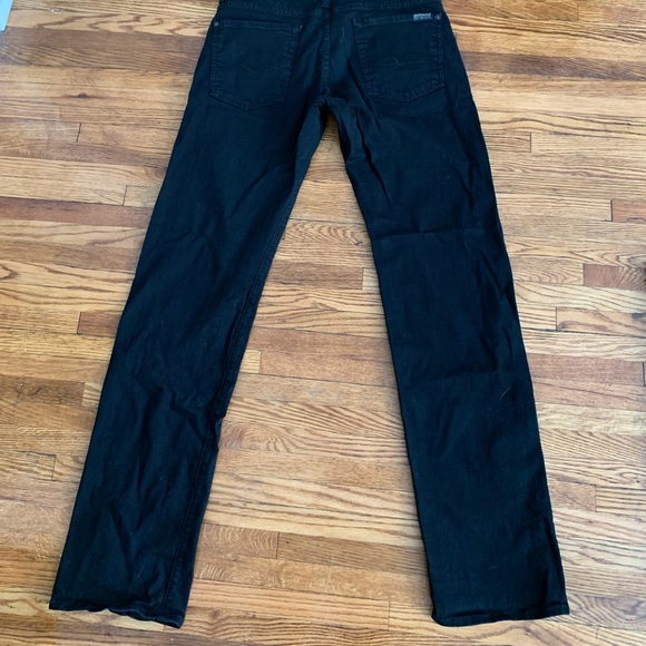 7 for all mankind men’s black jeans - Picture 2 of 3